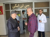 بازدید سرزده دکترجودتی از بخش سی تی اسکن